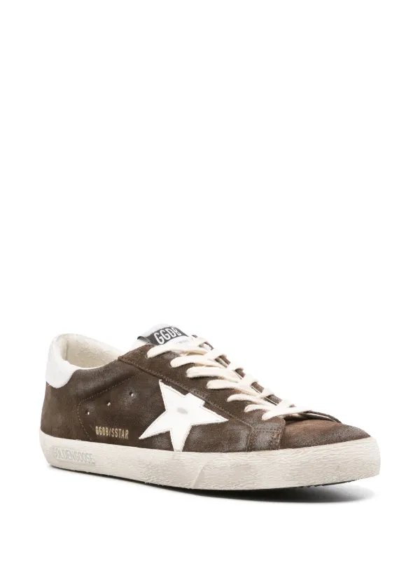 Golden Goose Super-Star ダメージ スエードスニーカー