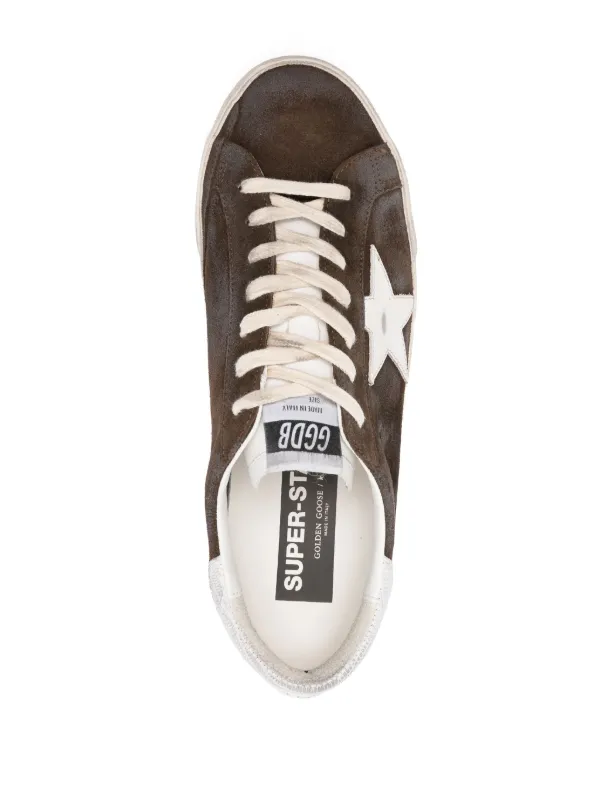 Golden Goose Super-Star ダメージ スエードスニーカー