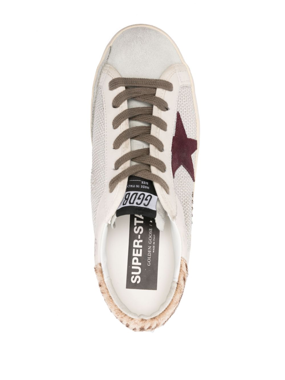 Golden Goose Super-Star distressed sneakers Neutrals