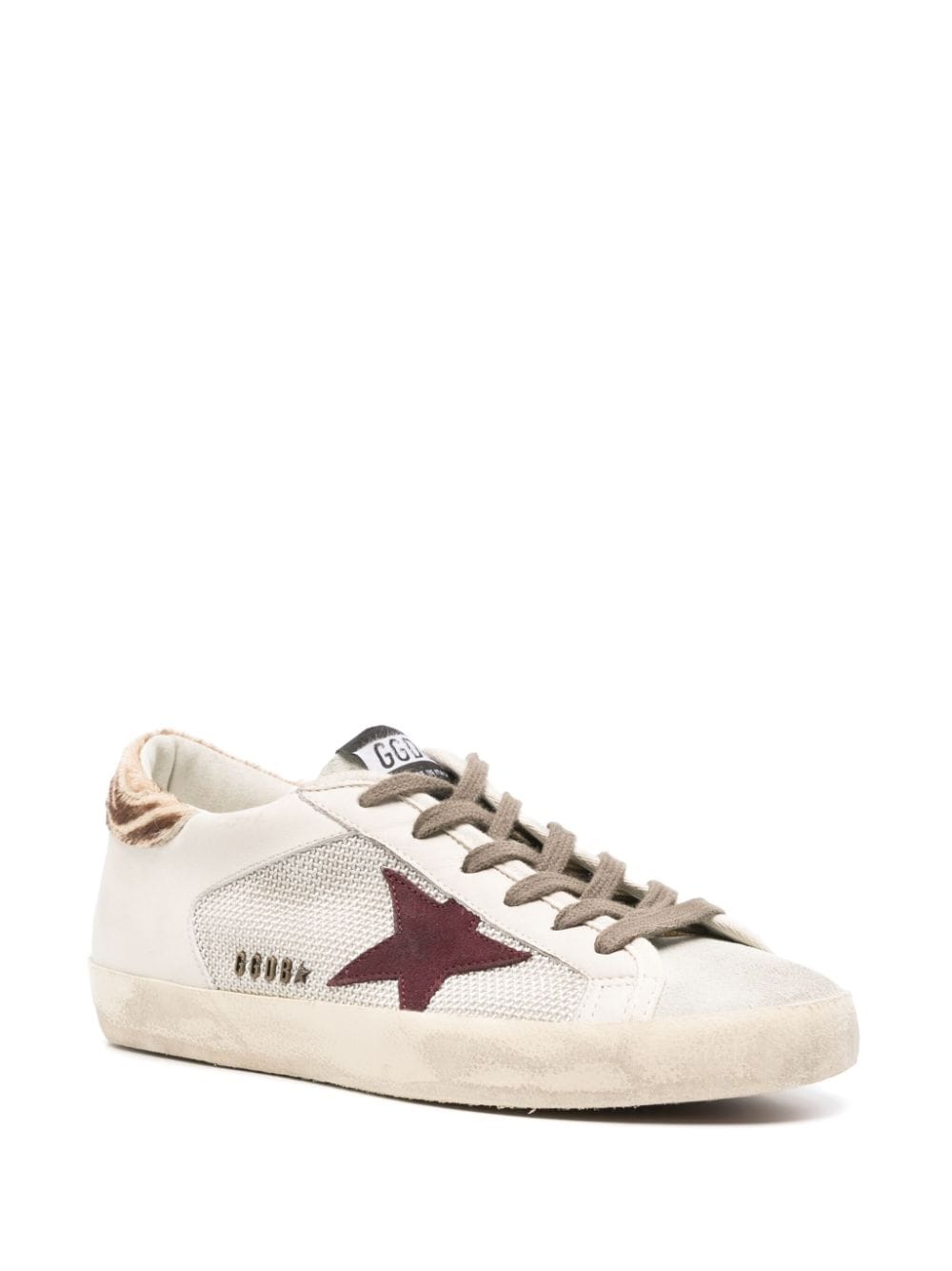 Golden Goose Super-Star gerafelde sneakers - Beige