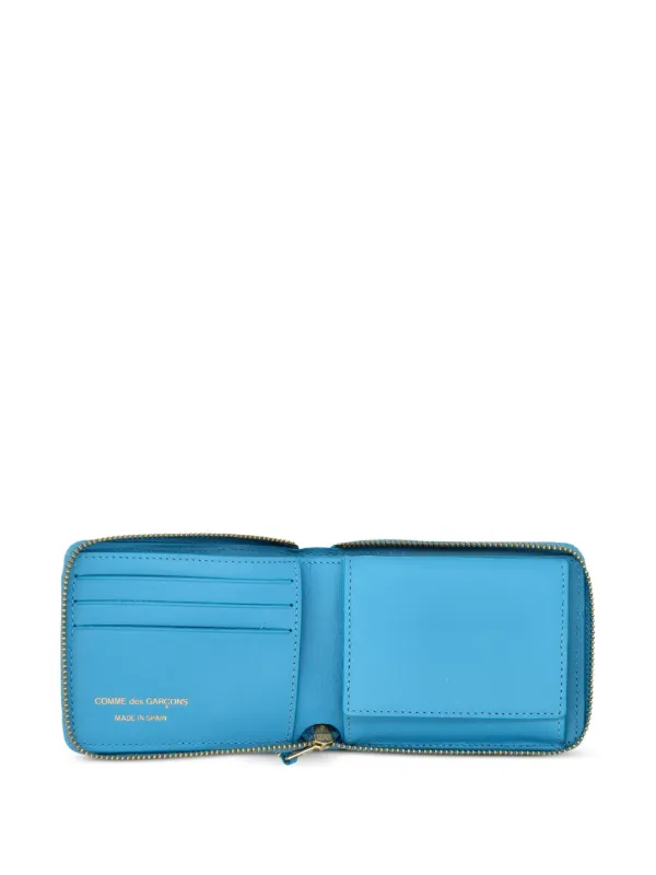 Comme Des Garçons Wallet Small Leather Wallet | Blue
