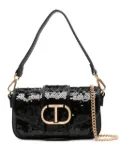 TWINSET Amie sequinned tote bag - Black