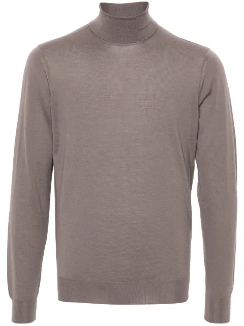 Drumohr fine-knit roll neck sweater