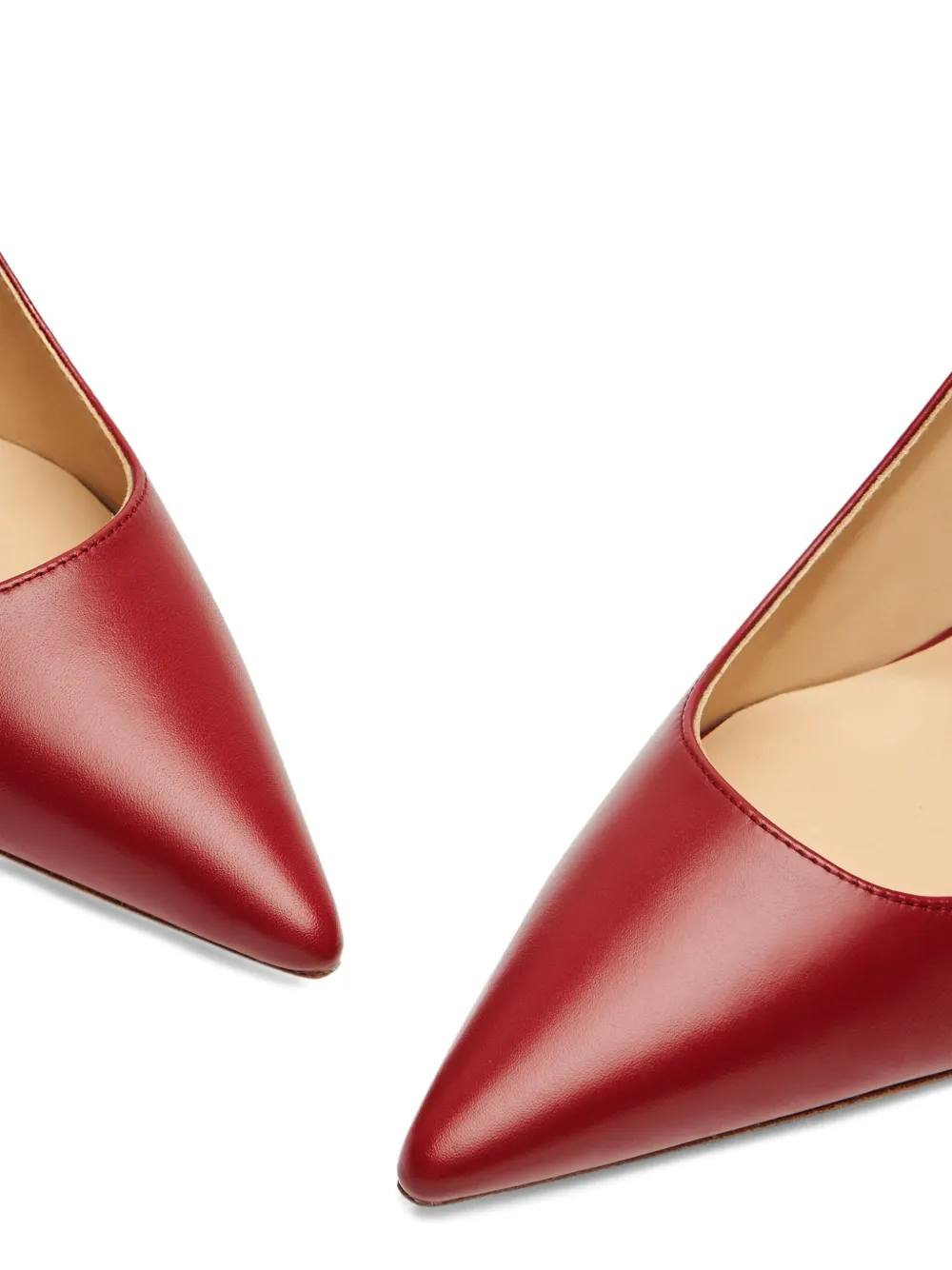 Stuart Weitzman Pumps met puntige neus Rood