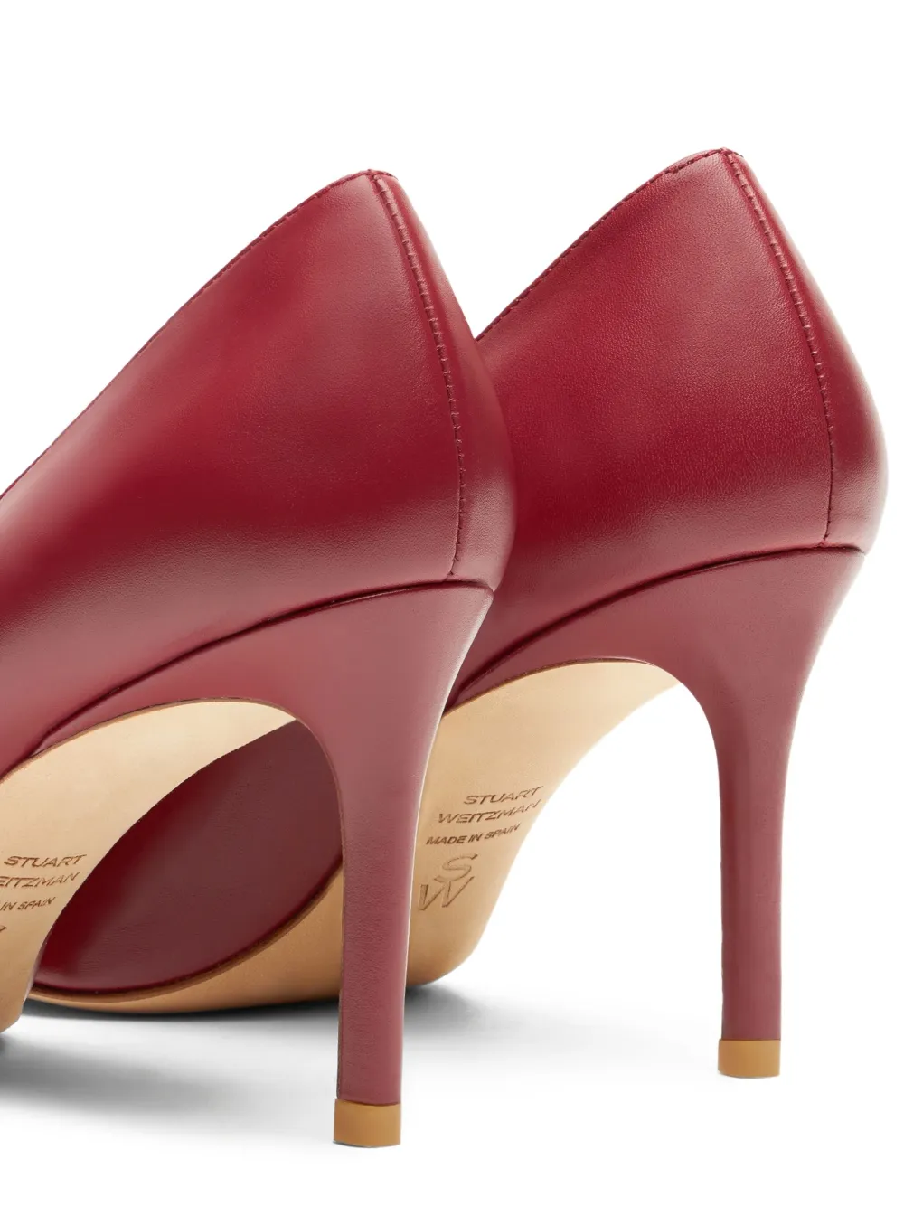 Stuart Weitzman Pumps met puntige neus Rood