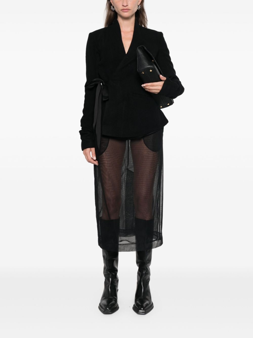 Shop Rick Owens Hollywood Jacket In Black