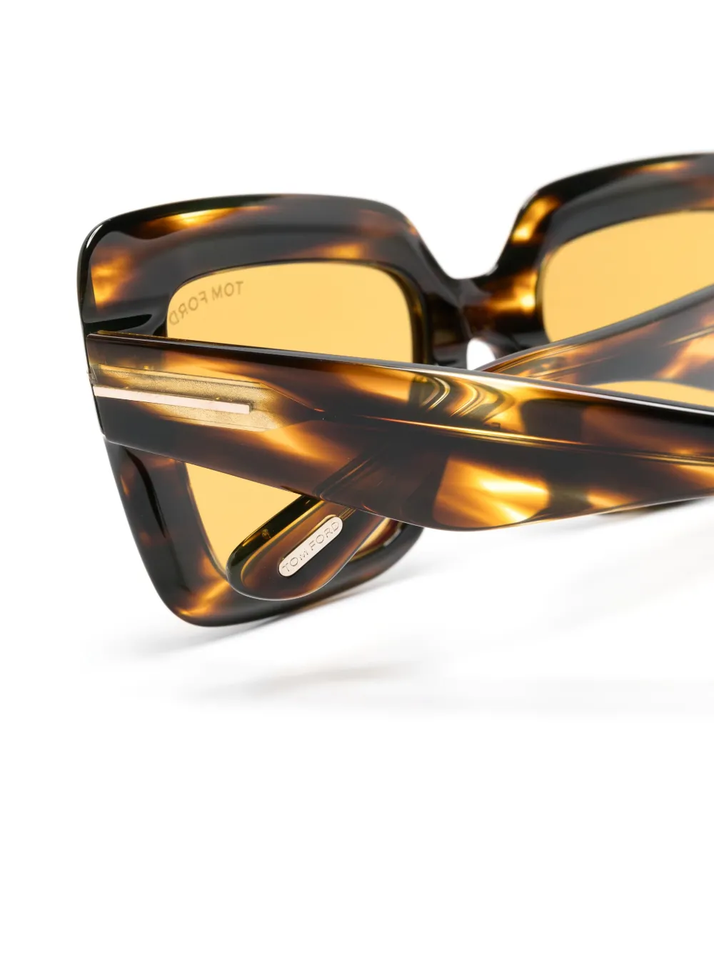 TOM FORD Eyewear Esme zonnebril Bruin