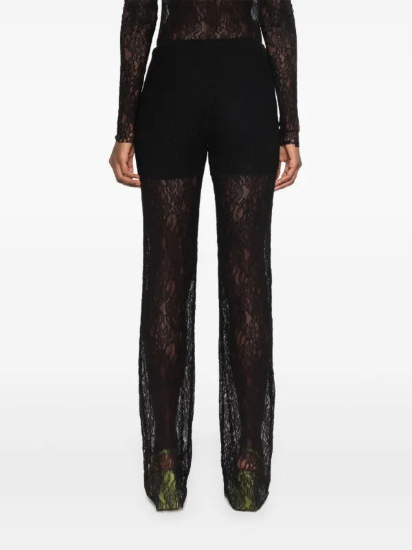 Philosophy Di Lorenzo Serafini corded-lace Trousers | Black