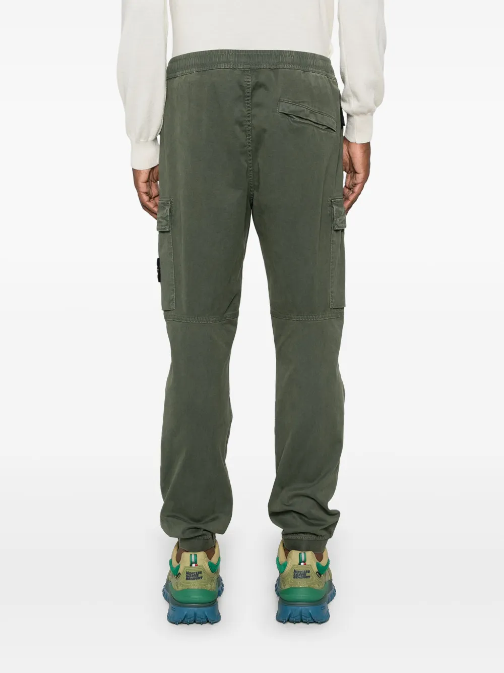 Stone Island Cargo broek met Compass-logopatch Groen