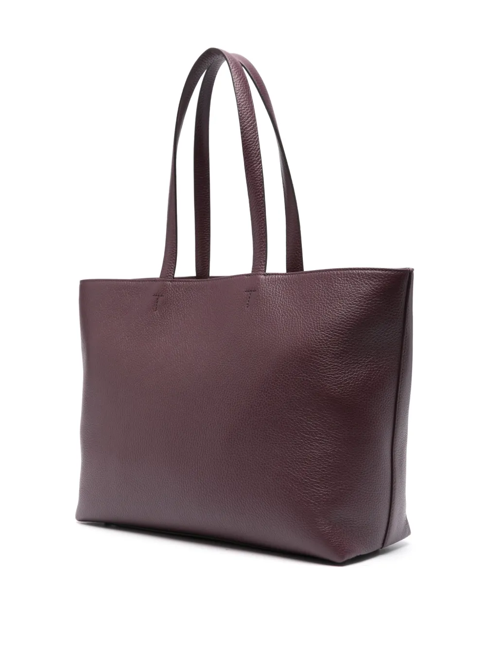 Furla Leather Tote Bag In Purple