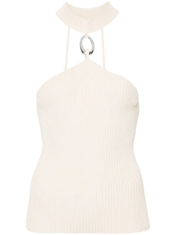 Simkhai Rubie Top in Neutrals