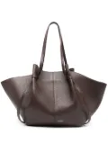 Yuzefi large Mochi leather shoulder bag - Brown