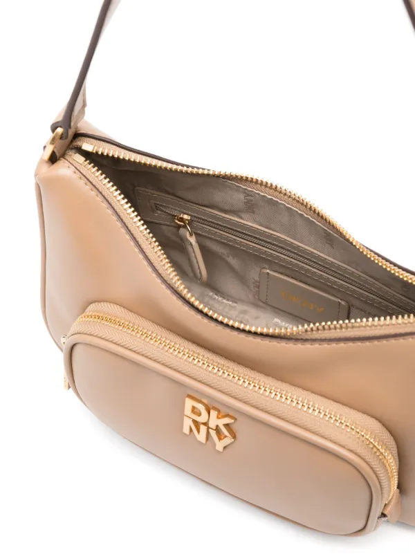 DKNY Philo Leather Shoulder Bag | Neutrals | FARFETCH