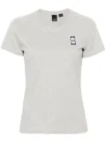 PINKO logo-patch cotton T-shirt - Grey