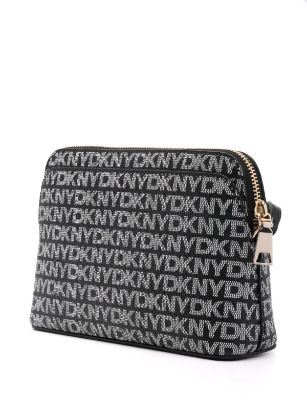 DKNY Bryant logo print Cross Body Bag Black FARFETCH IE