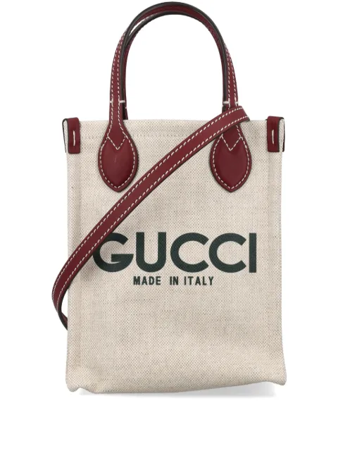 Gucci tote con logo estampado