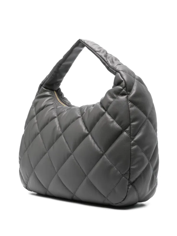 Grey quilted bag on sale