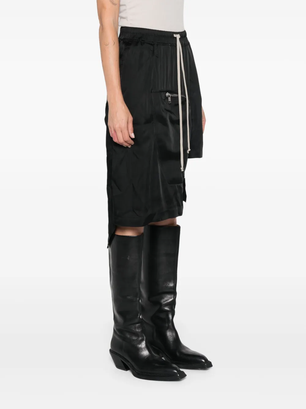 Rick Owens Dracca midi-rok Zwart