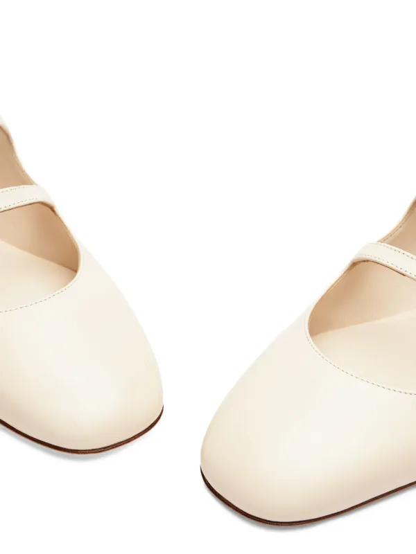 Stuart Weitzman Slingback Buckle Flats Neutrals FARFETCH PH