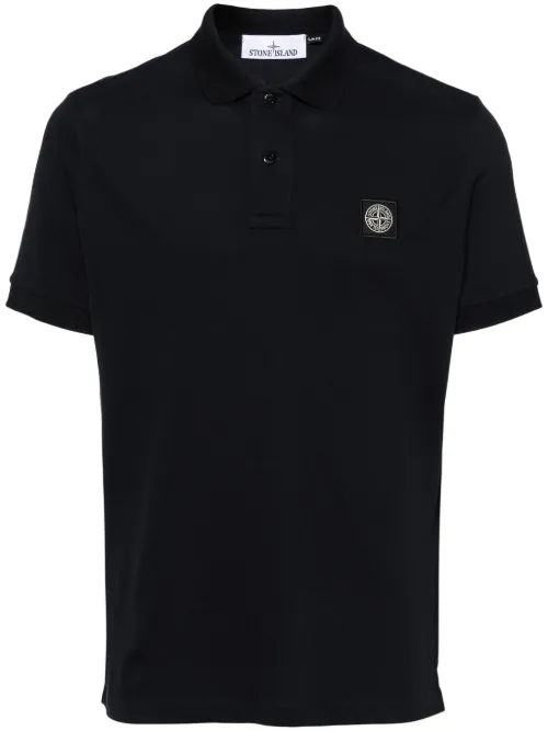 Polo à patch logo - Stone Island - Modalova