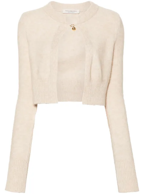 Philosophy Di Lorenzo Serafini metal-detailing cardigan
