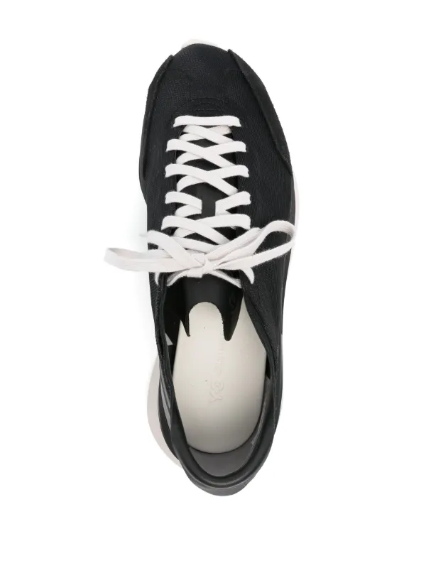 【関税込み】S Gendo Run Sneakers - Y-3 - Leather - Black Y-3 Black S-Gendo Run Trainers – Zoo Fashions