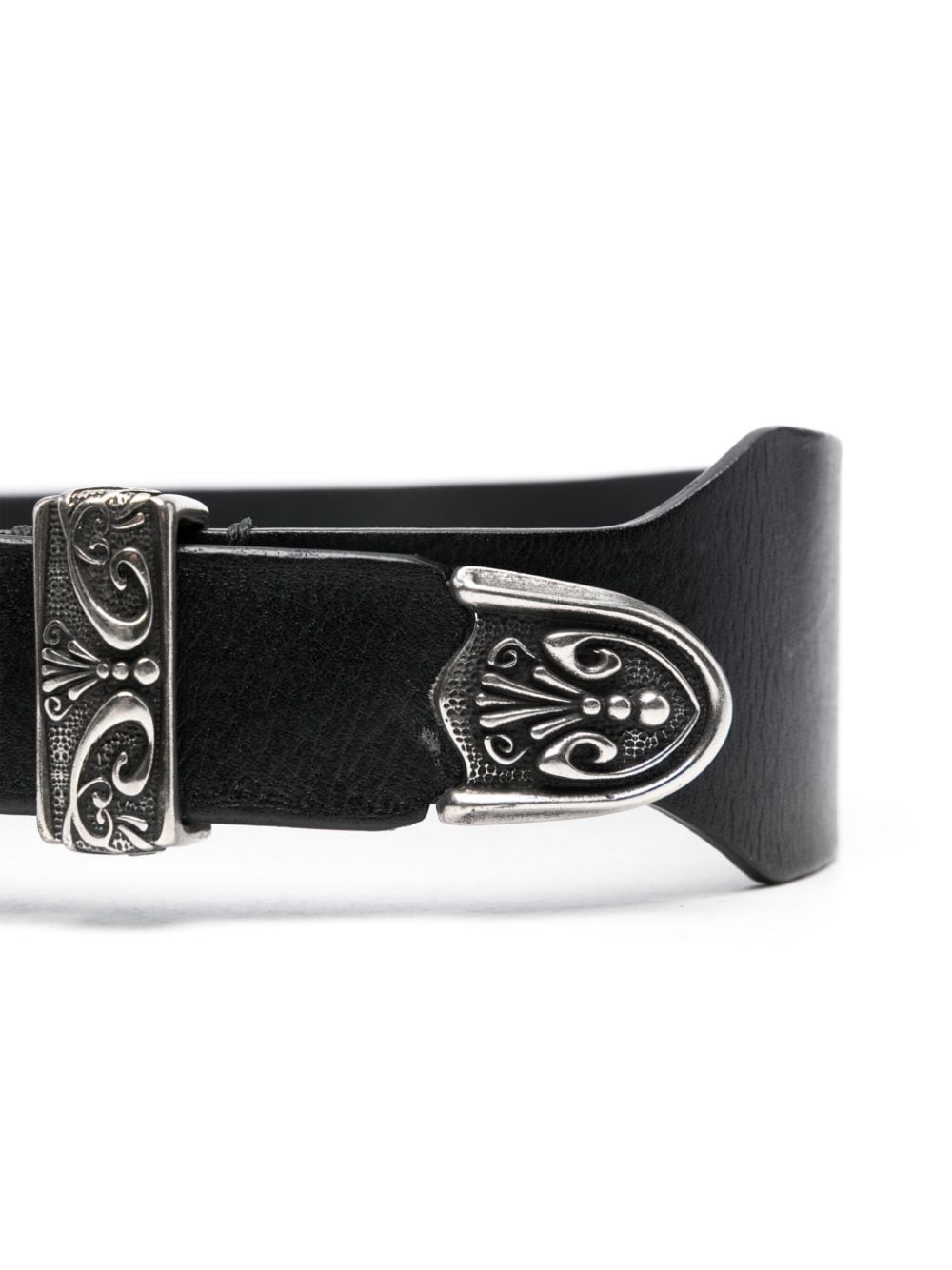 Golden Goose double buckle belt - Zwart