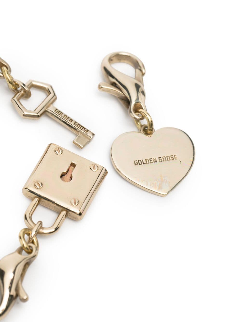 Golden Goose The Love charms (set of three) - Goud