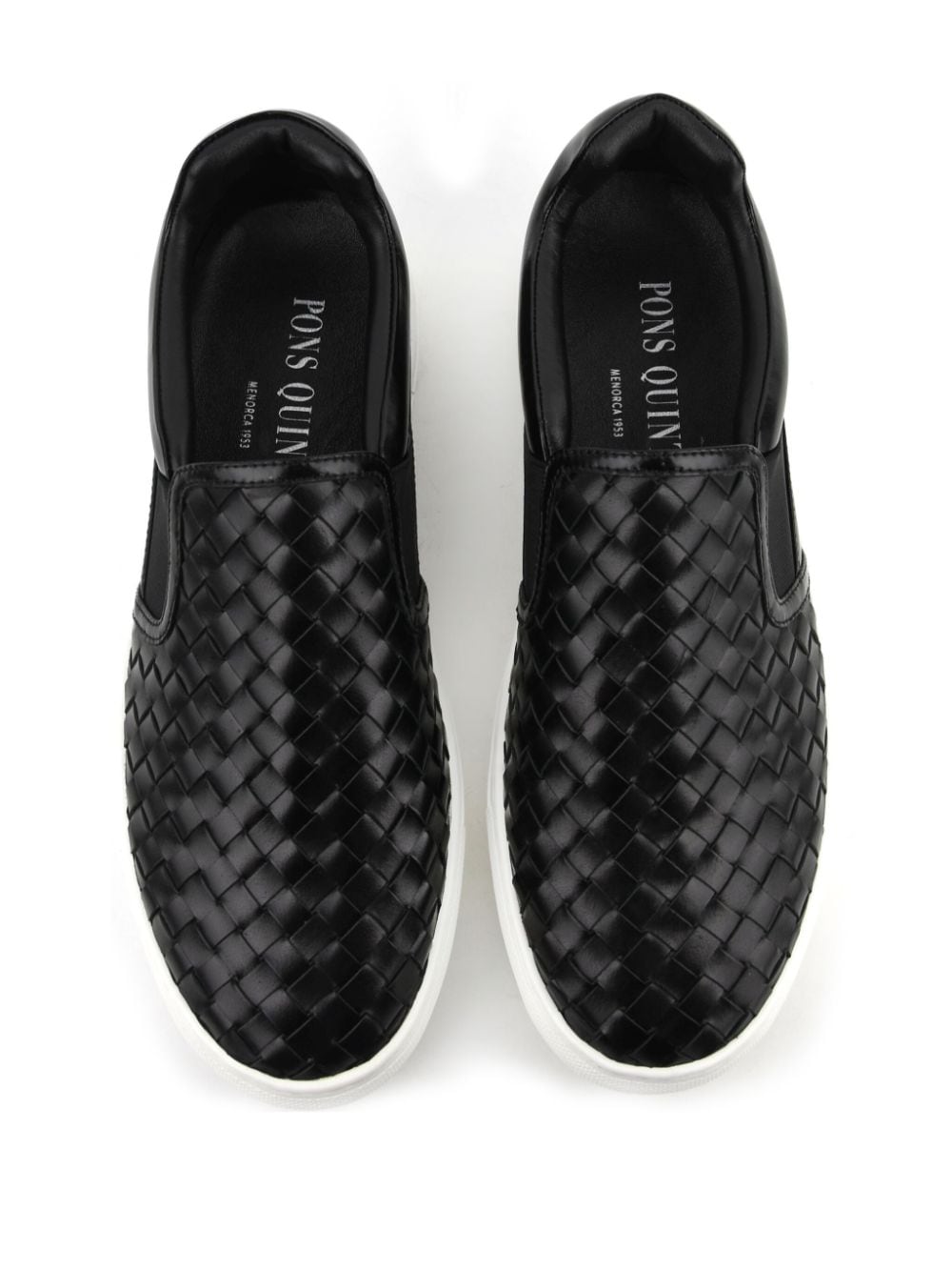 Paul Warmer woven-design loafers Black