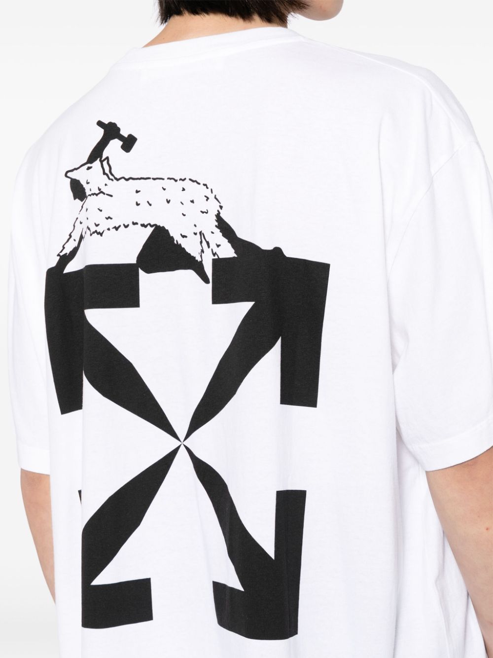 Off-White graphic-print cotton T-shirt Men