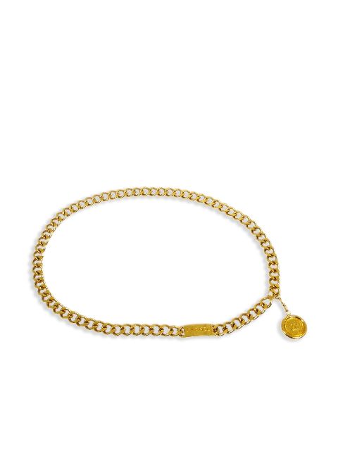 CHANEL 1990-2000s Medallion chain belt Women