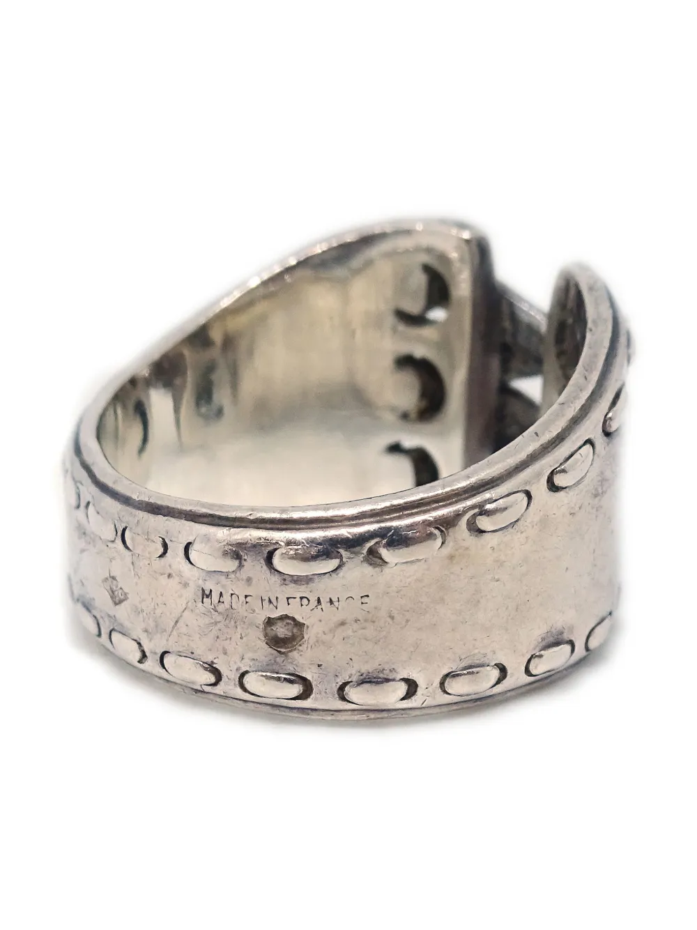 Hermès Pre-Owned anillo con tiras cruzadas 1990-2000 | Image 2