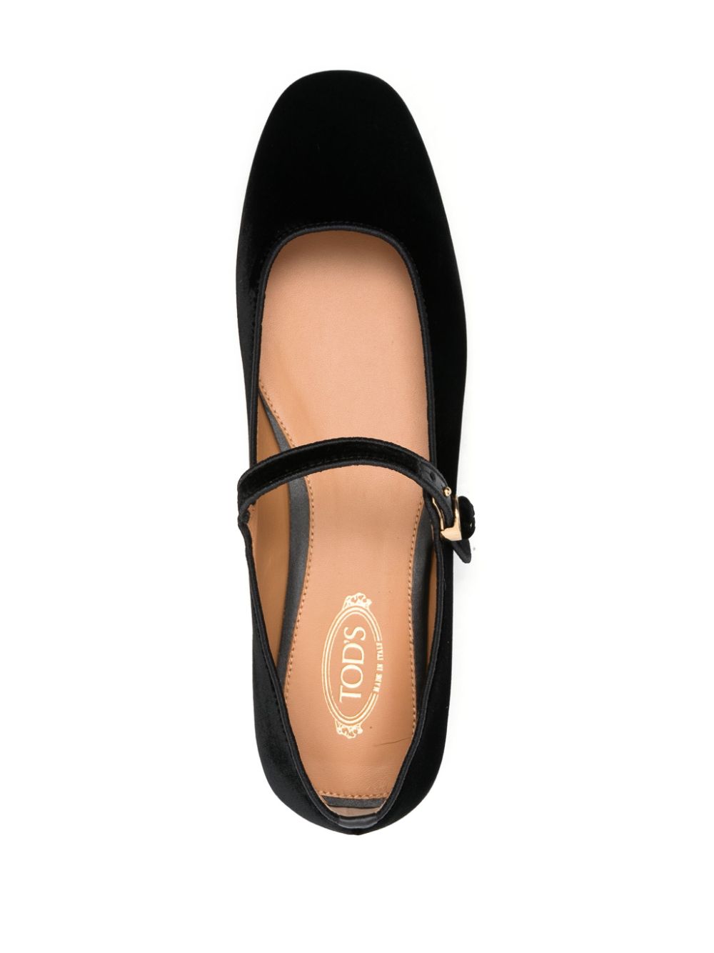 Tod's Fluwelen ballerina's Zwart