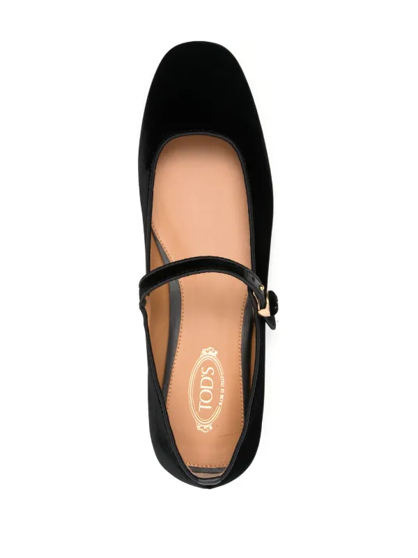 Tod's ベルベット フラットシューズ | ブラック | FARFETCH JP Tod's ベルベット フラットシューズ | ブラック | FARFETCH JP