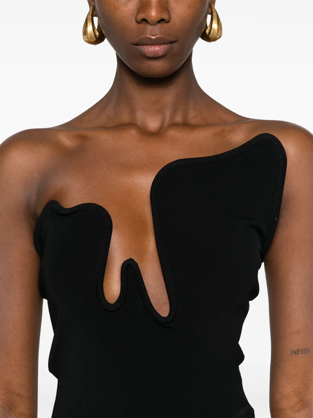 Christopher Esber Salacia top Zwart