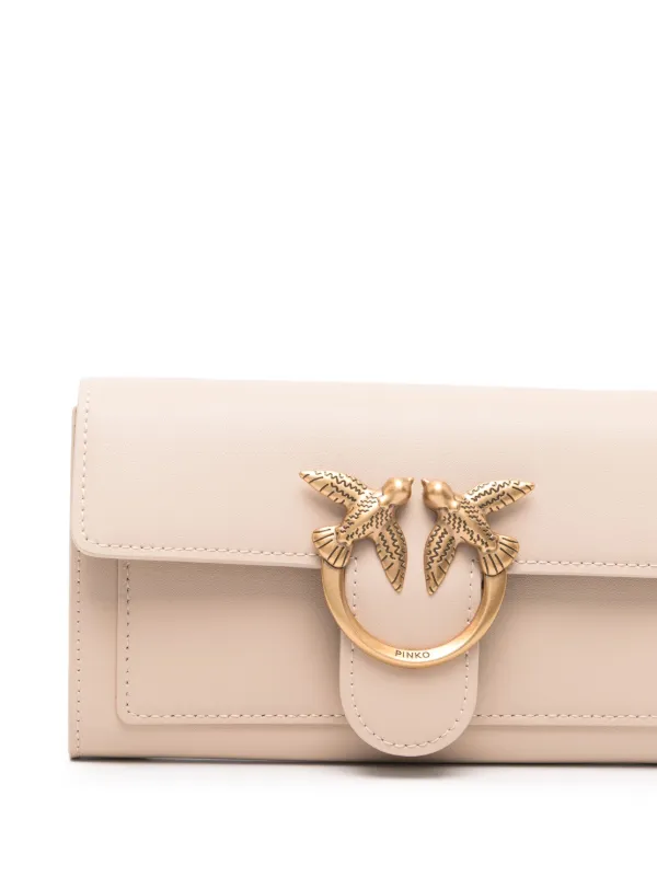 PINKO Love One Clutch Bag | Neutrals | FARFETCH PT
