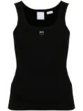 PINKO Calcolatore logo-print tank top - Black