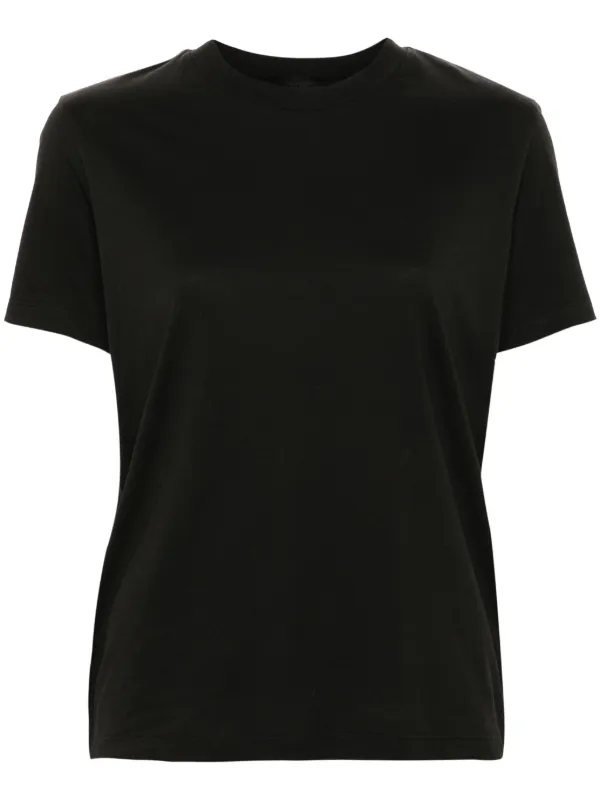MONCLER プリーツ入り Tシャツ Moncler プリーツ Tシャツ | ブラック | FARFETCH JP