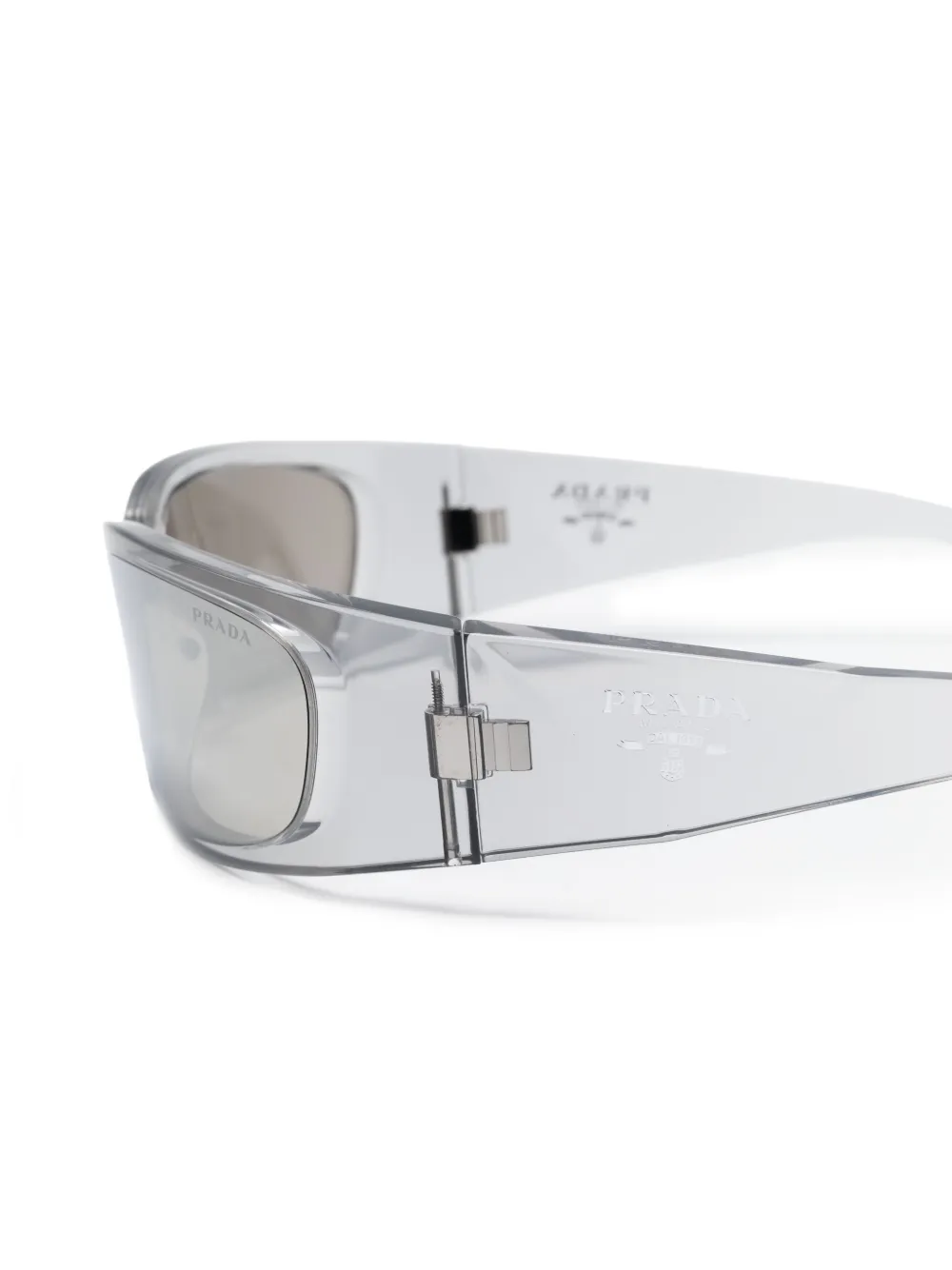 Prada Eyewear Prada Symbole zonnebril Grijs