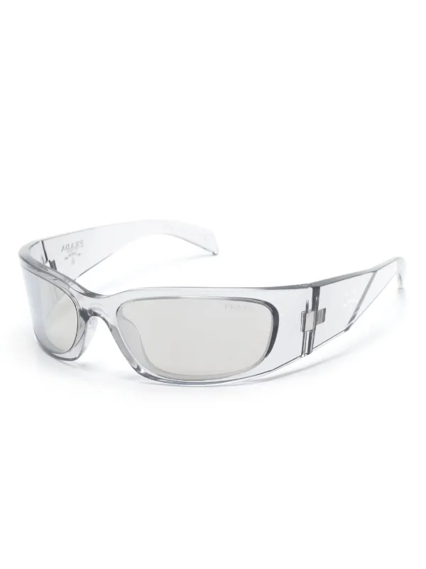 Prada Eyewear Lunettes De Soleil Prada Symbole Gris FARFETCH FR