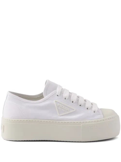 Prada baskets à lacets - Blanc - Prada - Modalova