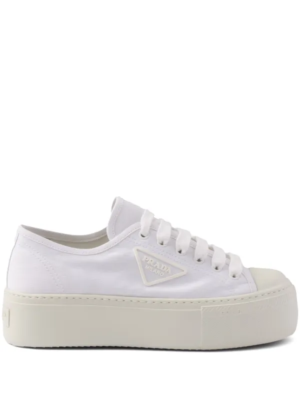 Prada lace up sneakers on sale