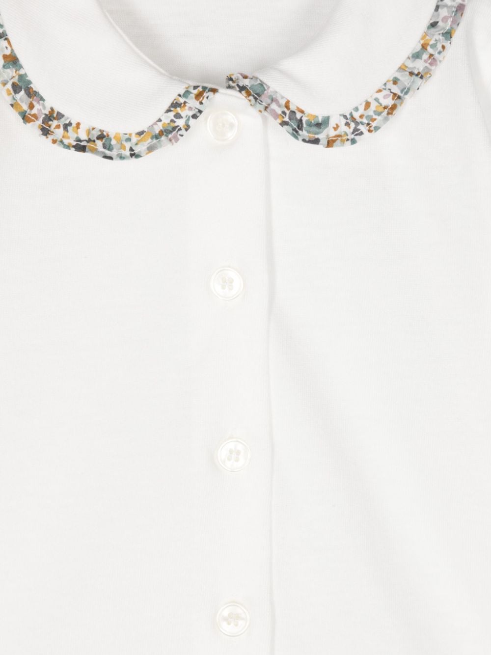 Shop Il Gufo Ruffled-trim Shirt In White