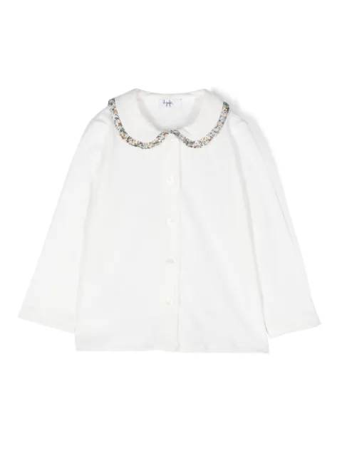 Il Gufo ruffled-trim shirt
