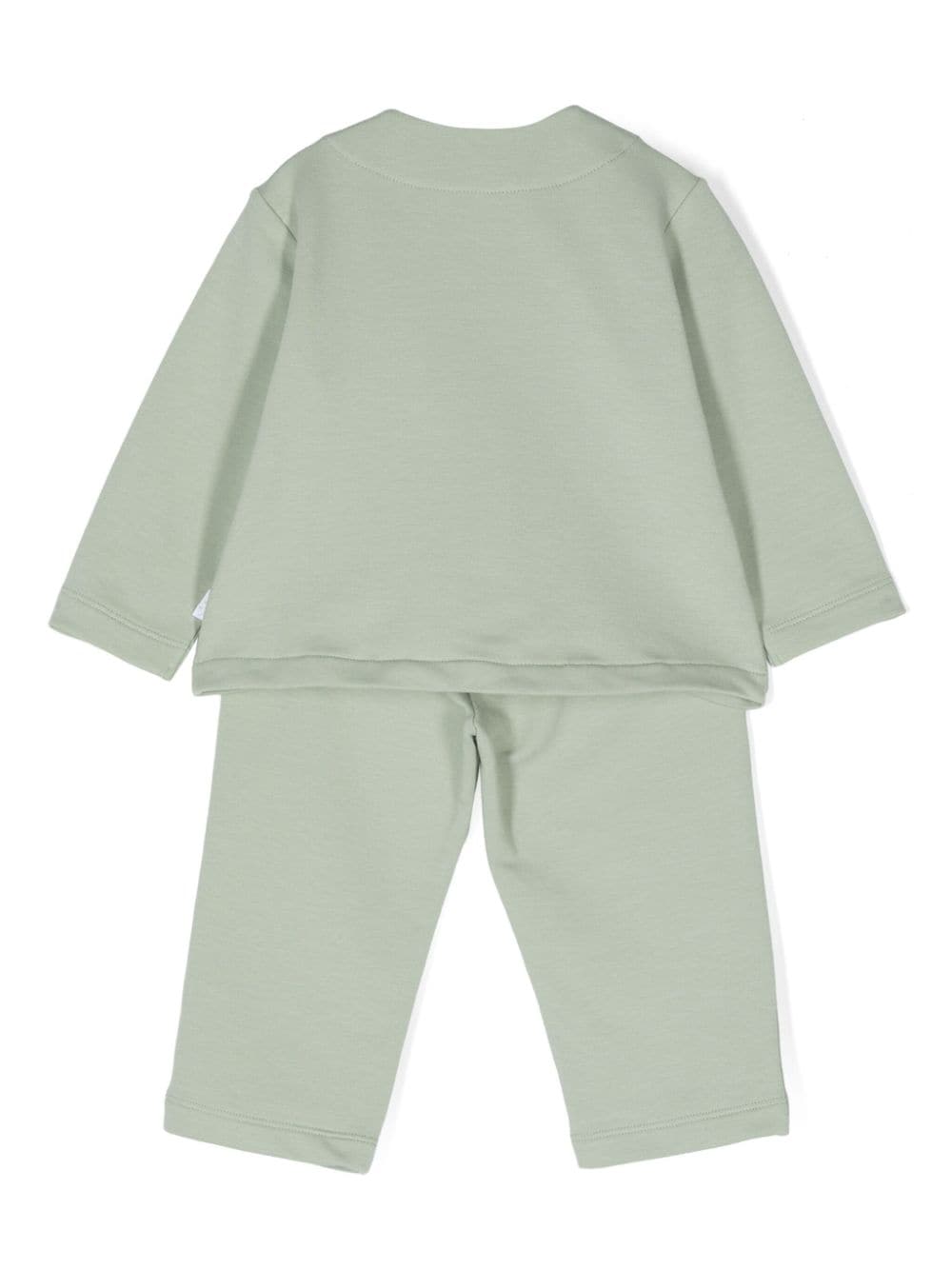 Il Gufo heart-pockets tracksuit - Groen