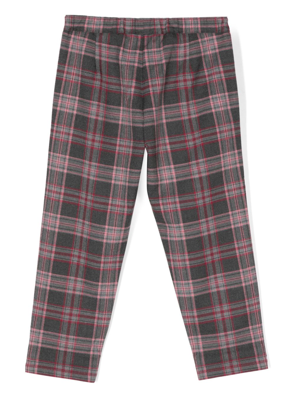 Il Gufo checked trousers - Grijs