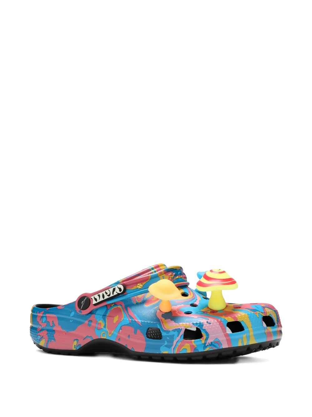 Crocs Diplo X Classic Swirl-effect Clog In Pink