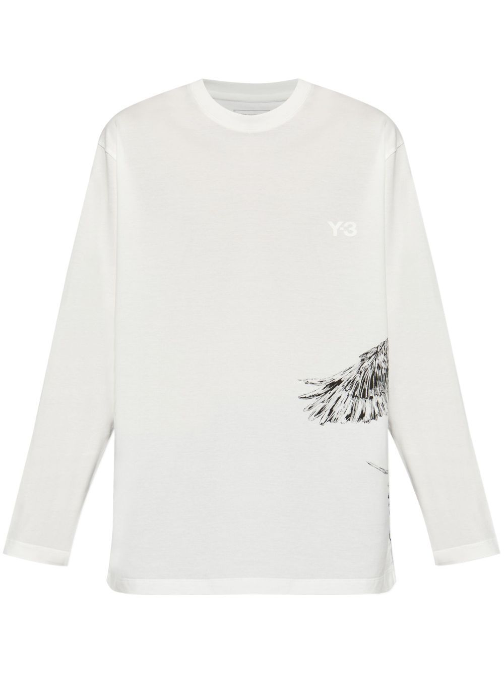 Shop Y-3 Logo-print T-shirt In White