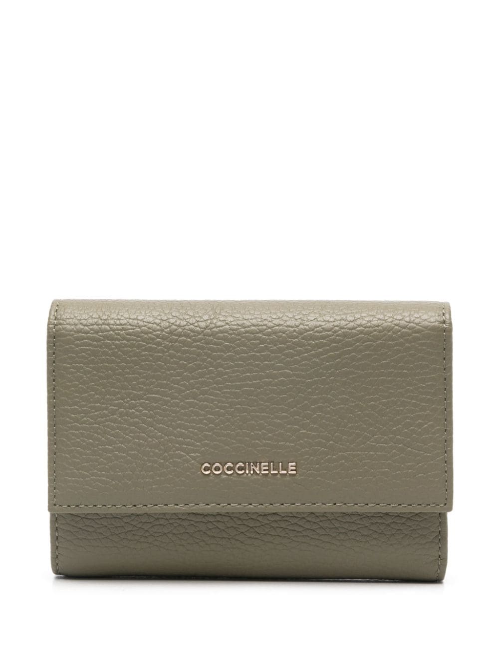 Coccinelle Metallic Soft wallet - Verde