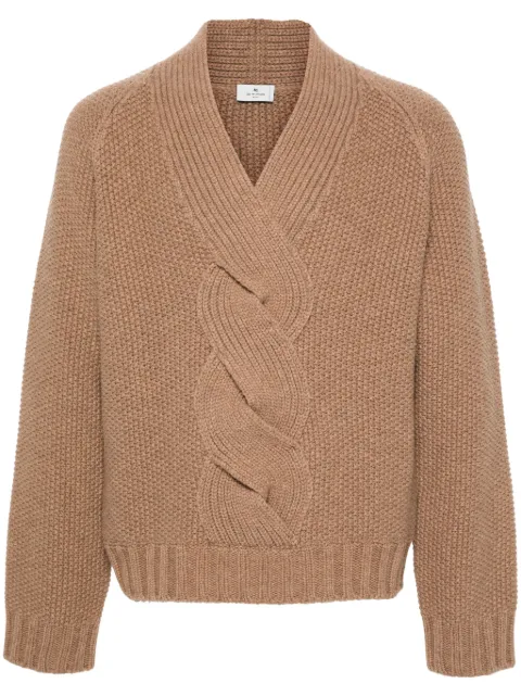 ETRO suéter con detalle retorcido